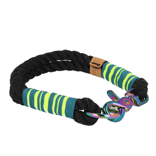 Tauhalsband 32,5|35|37|44,5cm 'Black Funky  Curl' Exceptional - Manufaktur mit Herz