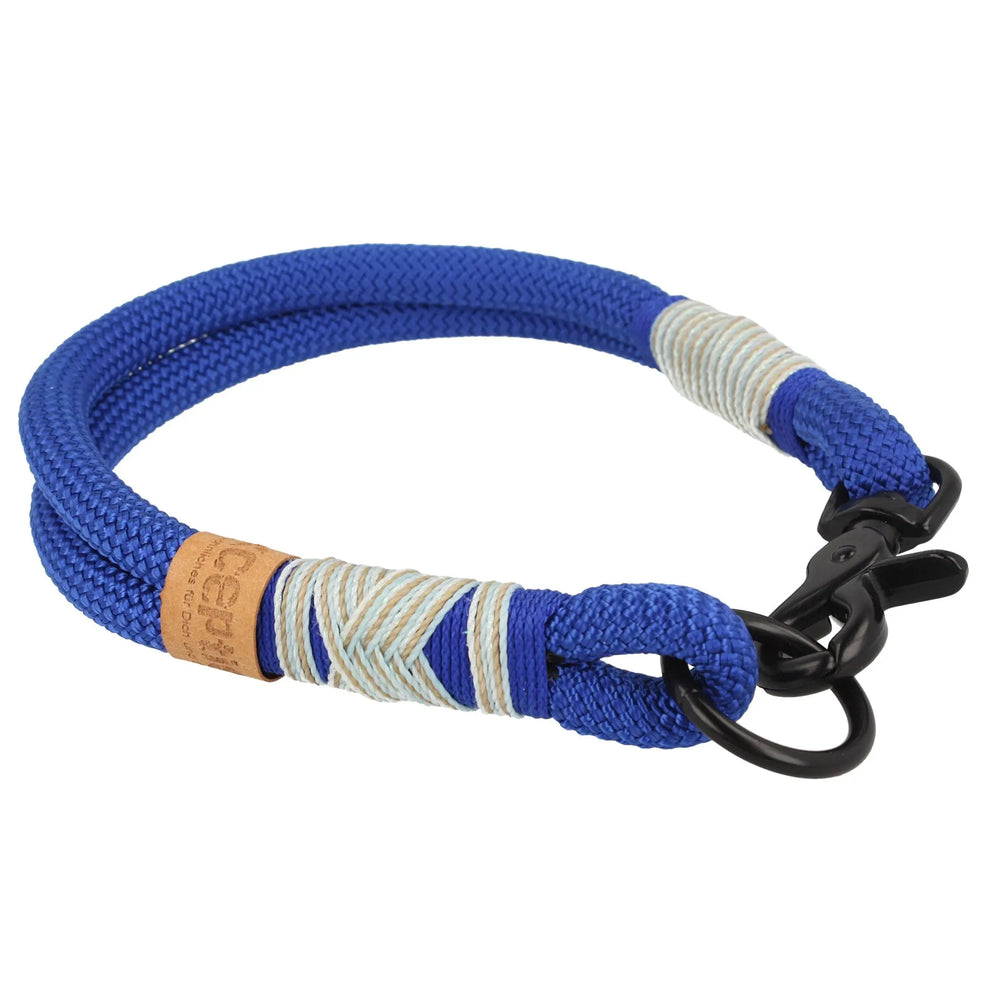 Tauhalsband 38 cm 'Blue Motion' Exceptional - Manufaktur mit Herz